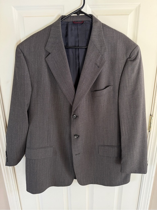 Hart Schaffner Marx Other - 46R Hart Schaffner & Marx Gray Three-Button Sport Coat Blazer Union Made